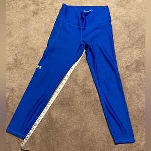 Under Armour royal Blue compression Leggings size medium one pocket on right